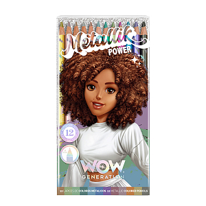 Набор карандашей WOW Generation, Metallic, 12 шт