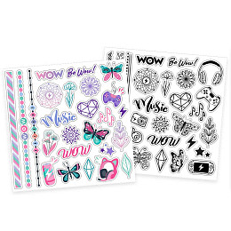 Набор переводных татуировок WOW Generation