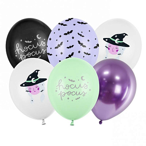 Набор шаров Пати Деко (Party Deco) "Ведьма", 6 шт