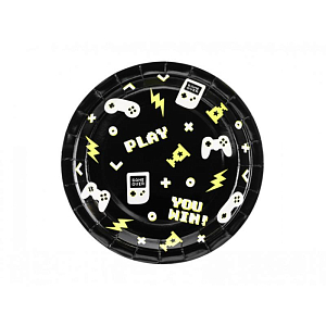 Тарелки Party Deco "Gamepads", 6 шт