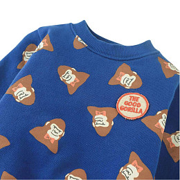 Свитшот Gingersnaps "Baby Cary Kong", синий