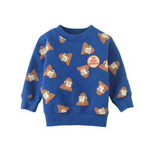 Свитшот Gingersnaps "Baby Cary Kong", синий