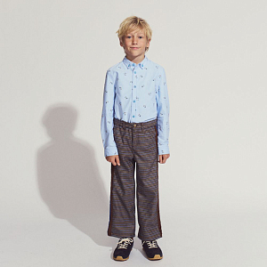 Брюки прямые Gingersnaps "Stanley Snyder", гусиная лапка