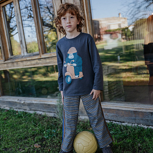 Брюки прямые Gingersnaps "Stanley Snyder", гусиная лапка