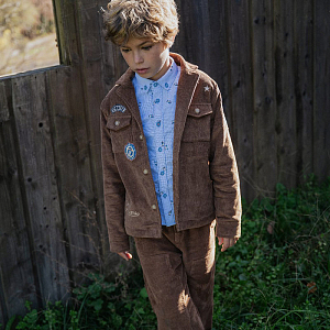 Брюки вельветовые Gingersnaps "Nicholson Brown", коричневые