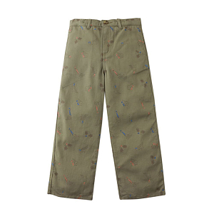 Брюки свободные Gingersnaps "Harold Dino Party", хаки