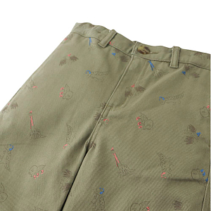 Брюки свободные Gingersnaps "Harold Dino Party", хаки