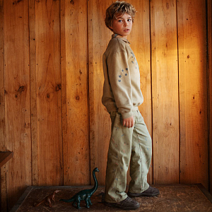 Брюки свободные Gingersnaps "Harold Dino Party", хаки