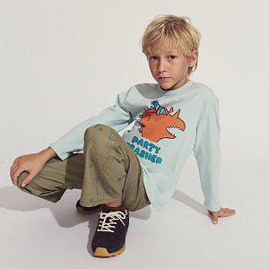 Брюки свободные Gingersnaps "Harold Dino Party", хаки