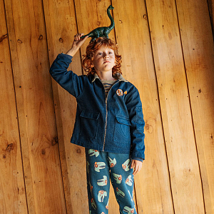 Куртка-пилота Gingersnaps "Bjorn Blue", синяя