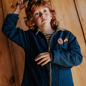 Куртка-пилота Gingersnaps "Bjorn Blue", синяя