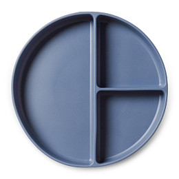 Тарелка с разделителями nuuroo "Mingo Bering Sea", морская синева