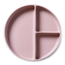 Тарелка с разделителями nuuroo "Mingo Woodrose", пудровая роза