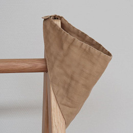 Набор муслиновых нагрудников nuuroo "Villads Leaf Iced Coffee", 2 шт, микс листья с кофейным