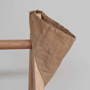 Набор муслиновых нагрудников nuuroo "Villads Leaf Iced Coffee", 2 шт, микс листья с кофейным