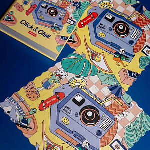 Пазл Hello Hossy "Click & Chill", 36 деталей