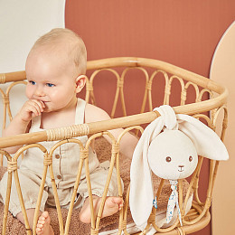 Музыкальная игрушка Kaloo "Кролик", серия "Lapinoo", кремовая, 11 см