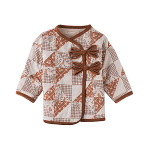 Жакет Gingersnaps "Baby Arizona Patchwork", микс с коричневым