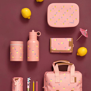 Термос для еды Fresk "Спелые Фрукты", розовый, 300 мл