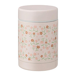 Термос для еды Fresk "Цветочная Лужайка", молочный, 300 мл