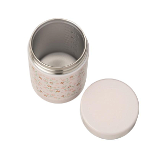 Термос для еды Fresk "Цветочная Лужайка", молочный, 300 мл