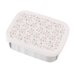 Ланч-бокс с разделителями Fresk "Цветочная Лужайка", молочный