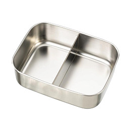 Ланч-бокс с разделителями Fresk "Цветочная Лужайка", молочный