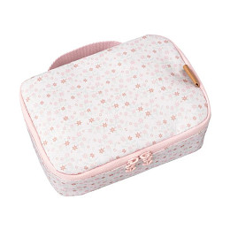 Термосумка Fresk "Цветочная Лужайка", молочная