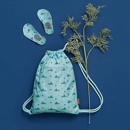 Сумка-рюкзак для бассейна Fresk "Наутилус", бирюзовая