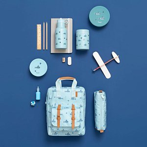 Бутылка-термос для напитков Fresk "Наутилус", бирюзовая, 350 мл