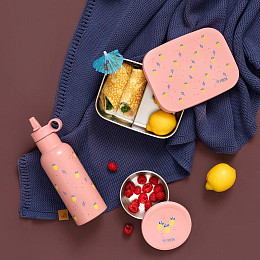 Бутылка-термос для напитков Fresk "Спелые Фрукты", розовая, 500 мл