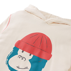 Худи Gingersnaps "Gregory Gorilla", молочный