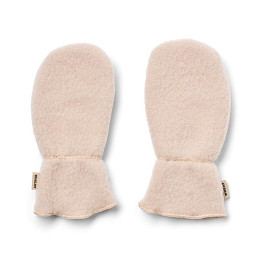 Варежки из шерсти мериноса Wheat "Baby Jay Pale Lilac", нежно-розовые
