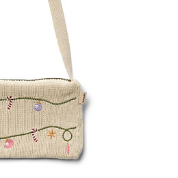 Клатч вязаный Wheat "Dagma", новогодние гирлянды