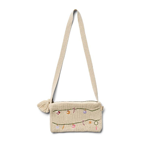 Клатч вязаный Wheat "Dagma", новогодние гирлянды