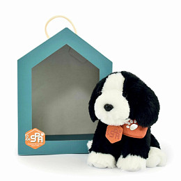 Собака Histoire d'Ours, черно-белая, 25 см