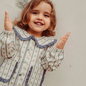 Блуза с рюшами That's Mine "Fleur Love Berry", ягодная радость