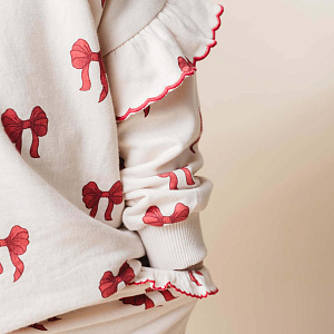 Свитшот That's Mine "Amelia Rouge Boucle", бантики на розовом