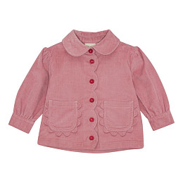 Блуза-овершот вельветовая Flöss "Mia Velvet Rose", бархатная роза