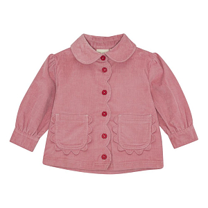 Блуза-овершот вельветовая Flöss "Mia Velvet Rose", бархатная роза