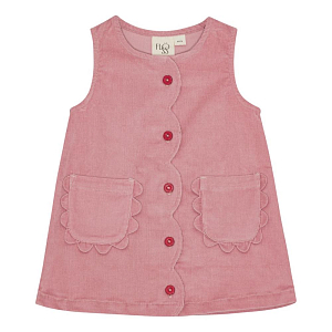 Сарафан вельветовый Flöss "Mia Velvet Rose", бархатная роза