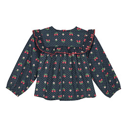 Блуза Flöss "Sofia Navy Space Berry", звездные ягоды