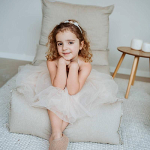 Платье принцессы Mrs. Ertha "Rosie Blush", персиковая пудра