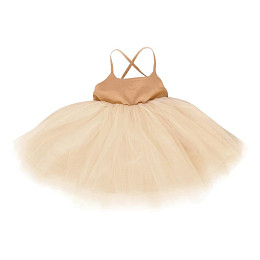 Платье принцессы Mrs. Ertha "Rosie Nude", кремовое