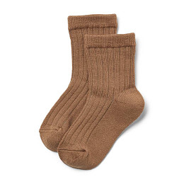 Детские носки с добавлением шерсти Wheat "Vilde", 2 пары, темно-синие