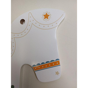 Качалка Bloomingville MINI "Лошадка Ruddy", белая (уцененный)