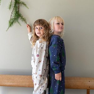 Свитшот Wheat "Elliot Offwhite Holiday", новогодние игрушки