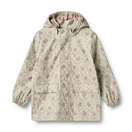 Куртка-дождевик Wheat "Ollo Slightly Green Flowers", цветы в зелени