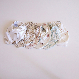 Нагрудник из джерси Cam Cam Copenhagen "Dreamland", 2 шт, молочный