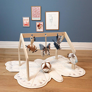 Игровой коврик в виде бабочки Cam Cam Copenhagen "Butterfly", молочный, 100 х 85 см